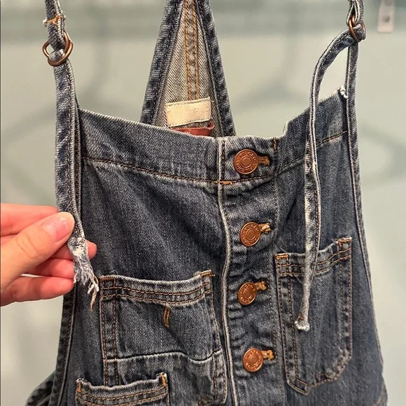 Pilcro painter denim overalls - Picture 5 of 8